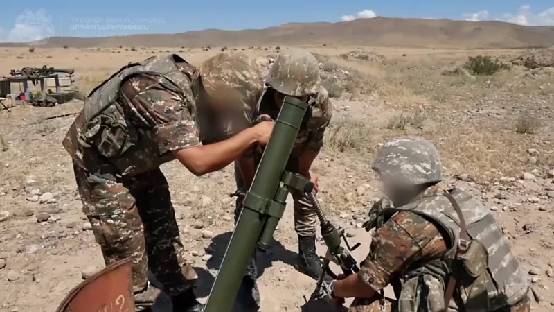 Ordumuzun mövqeləri minaatanlardan atəşə tutuldu